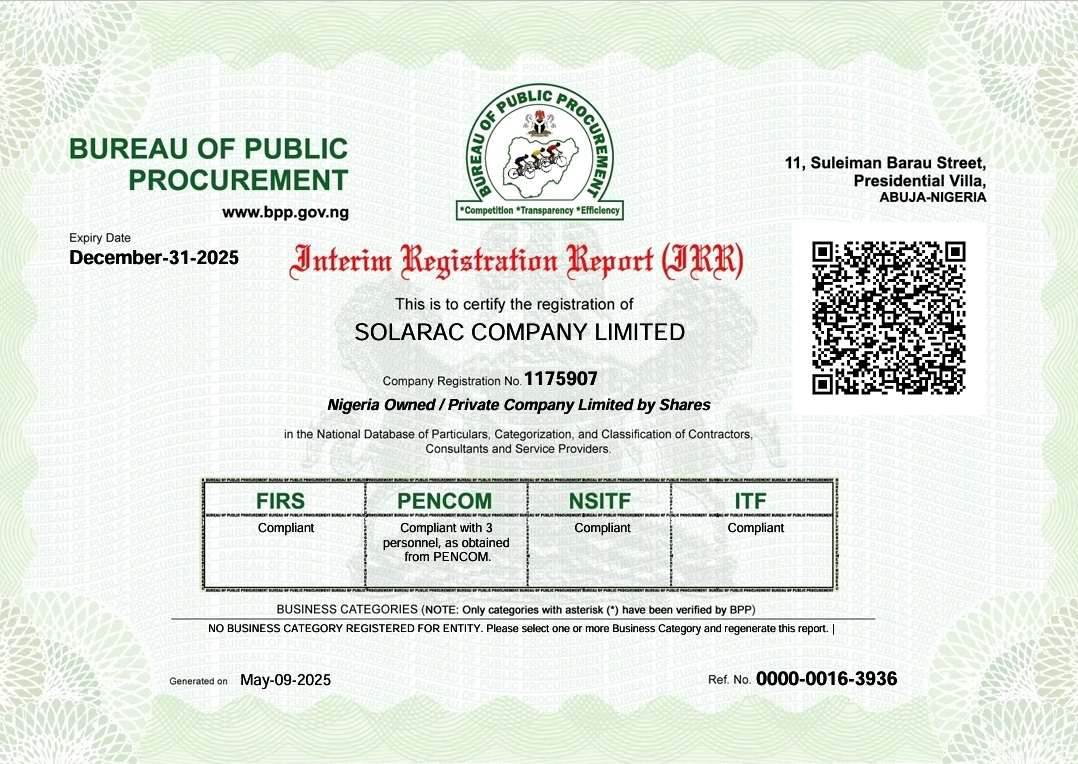 BPP Certificate